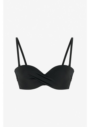 Penti Siyah Straplez Cup Bikini Üstü
