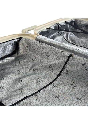 Karbon PP Seyahat Valizi Horizon Serisi Kırılmaz Bavul, Siyah - Orta Boy Siyah