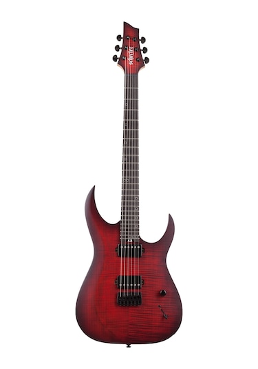 Schecter Sunset-6 Extreme Elektro Gitar Scarlet Burst