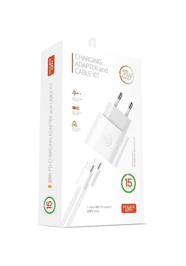 Rxs27 20w Type-c Şarj Adaptörü - Kablo Seti Apple 15 Pro-pro Uyumlu