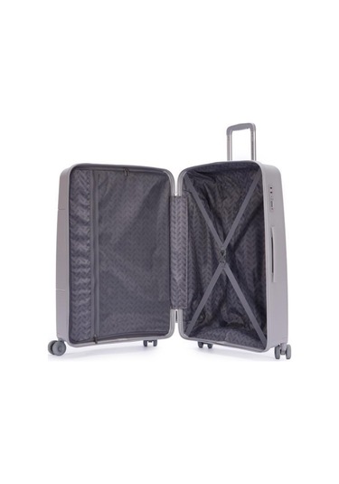 Benetton Trolley Valiz Açık Gri Büyük Boy 14bnt8001-01-agrı Gri