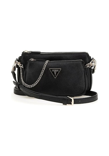 Guess Noelle Crossbody Çanta Sentetik Siyah Siyah