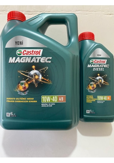 Castrol Magnatec 10W-40 B4 Motor Yağı 4 L + 1 L