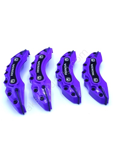 Honda Uyumlu Yedek Parça Logolu Kaliper Kapağı Mor 4 Parça