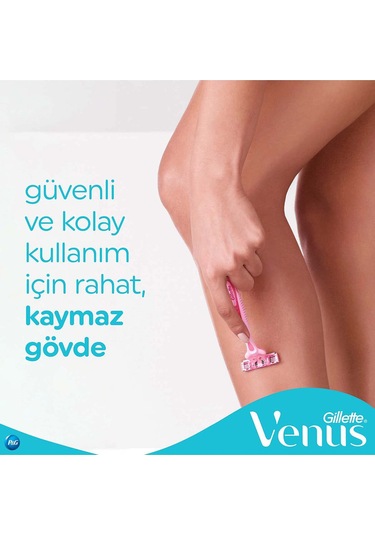 Gillette Simply Venus 3 Basic Kullan At Kadın Tıraş Bıçağı 4 Adet