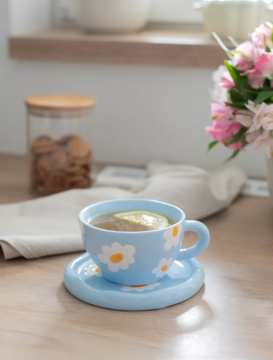 Perex Çay Takımı Setı, Tabak Ve Fincan, 250 Ml 208810909 Beyaz