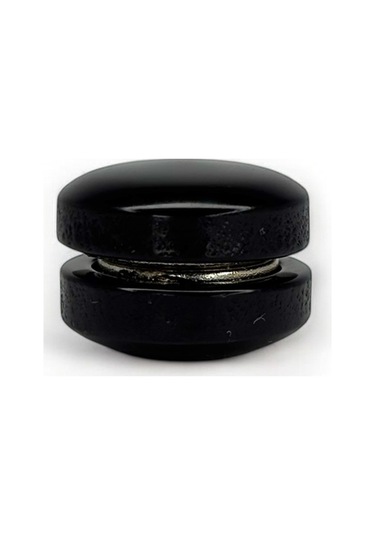 Eşarp Ve Şal Mıknatısı Mermer Siyah - Başörtü Tutucu Kadın Tesettür Aksesuar Mıknatıs Siyah