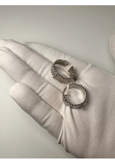 Savsan Çıkartılabilir Halkalı Yüzük Temeli, Renk: Gümüş 180005045