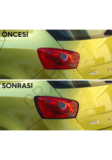 Seat İbiza Mk4 Stop Çerçeve Sticker / Mat Siyah