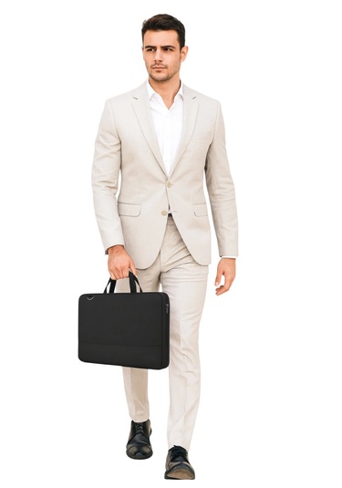 Laptop Çantası 15.6'' İnç Evrak Çanta Tüm Markalarla Uyumlu Siyah