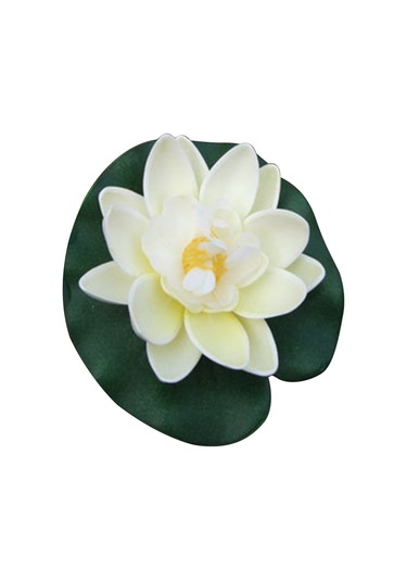 Xindoker 18cm Eva Simülasyon Lotus Çiçeği - Akvaryum Havuz Göl Dekorasyonu - Su Üstünde Yüzen Sahte Lotus - Dayanıklı Ve Gerçekçi Görünüm