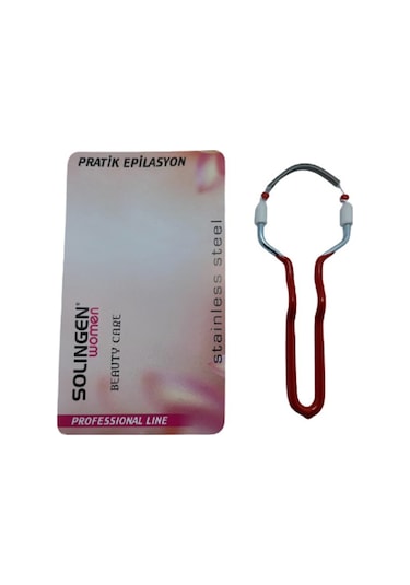 Solingen Yaylı Kaş Bıyık Tüy Alma Aleti 2'li