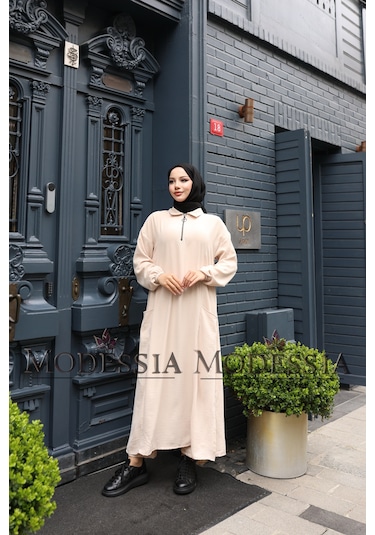 Kadın Taş Aerobin Uzun Önü Yarım Fermuarlı İkili Takım T1224 Taş