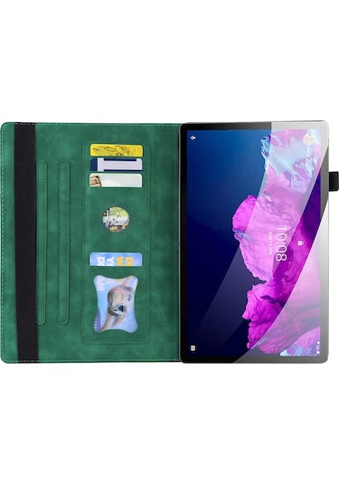 Butu İş Tarzı Ön Cep Tasarımı Pu Deri Cüzdan Kılıf Tablet Kılıf Lenovo Uyumlu Tab P11 Tb-j606f/tab P11 5g