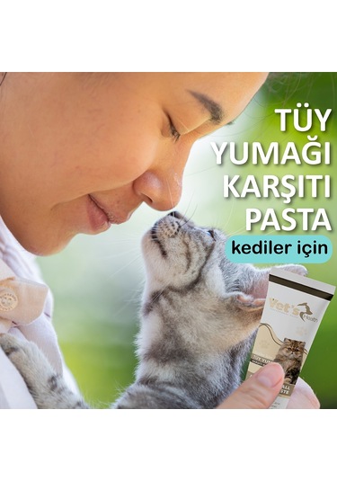Vets Health Anti-Hairball Paste Kediler İçin Tüy Yumağı Önleyici Paste 2 x 100 G
