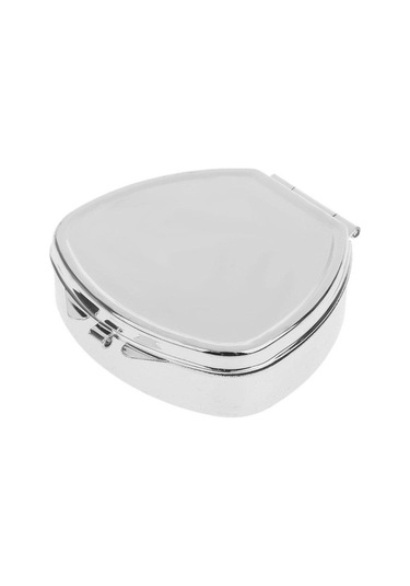 Pazly Tıp Suntek Seyahat Oval Organizatör Mini Metal Magideal Kutusu Hap Fq Altın