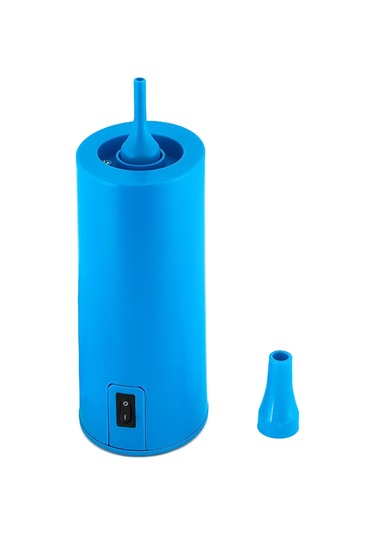 Mufunye Mavi Ev Elektrikli Balon Pompa, Portatif Sessiz Fonksiyonlu 220v Avrupalı Şarj, 2 Uçlu Balon Şişirici