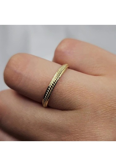 14 Ayar Altın Alyans-sarı