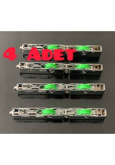 Tusem Çelik Gövde Yeşil Çiftli Sürme Kapı Ve Pencere Tekeri