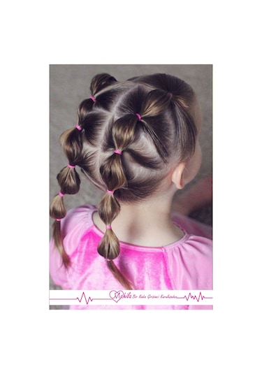 Lastik Toka, Perma Lastiği, Saç Tokası, Örgü Tokası, Saç Lastik Toka 1 Paket 250 Adet +-10 Adet Çok Renkli