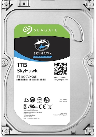 Seagate 3.5" Skyhawk 1 TB 7/24 Güvenlik Diski