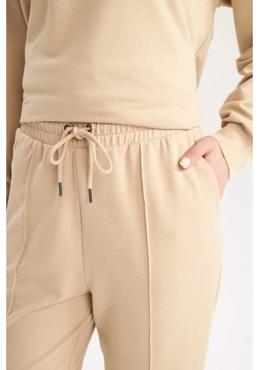 DeFacto Harem Basic Düz Sweatshirt Kumaşı Pantolon	 D9363AX25SPBG352