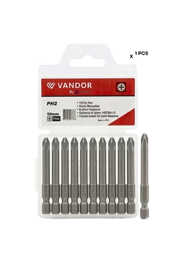 Bits Uç Matkap Ucu Tornavida Ucu Vidalama Ucu S2 Yüksek Kalite Çelik Sph2 50 - 637962027921