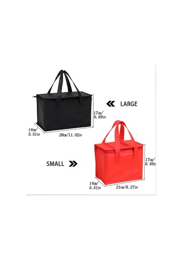 Isı Yalıtımlı Soğutucu Çantalar Kırmızı Çok Renkli