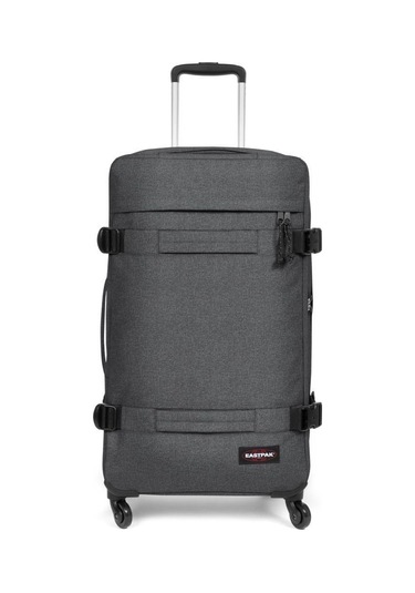 Eastpak Transit'r 4 M Black Denim Siyah Valiz Orta Boy Siyah