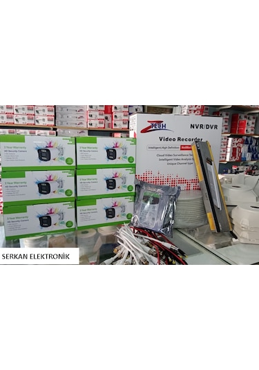 6 Lı Kamera Seti Full Set