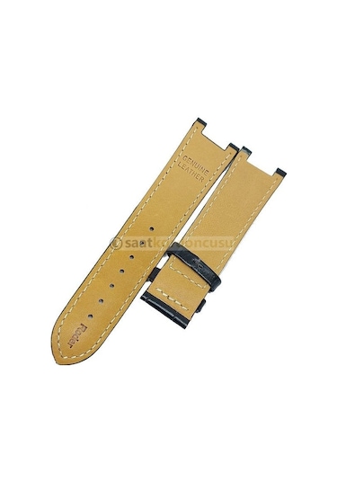 Guess Collection Uyumlu Siyah 22mm Deri Kordon
