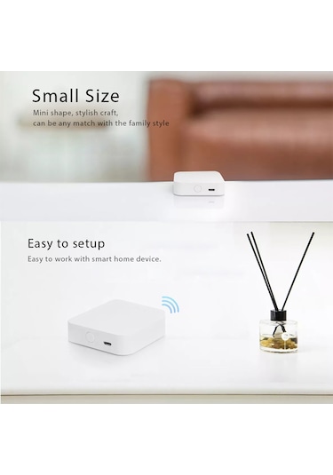 Vkemall Tuya/zigbee/bluetooth Çoklu Modlu Akıllı Ev Ağı Geçidi, 50 Cihaz Bağlantısı İle Uzaktan Kontrol