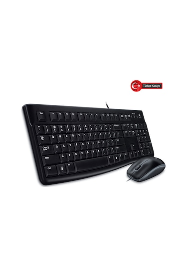 Logıtech Mk120, 920-002560, Usb Kablolu, Türkçe Q, Klavye Mouse Set