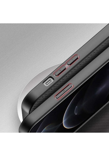 Dux Ducis Fino Serisi Iphone 13 Pro Max Kilif Premium Dokuma Sil 301893717 - Renk / Yesil