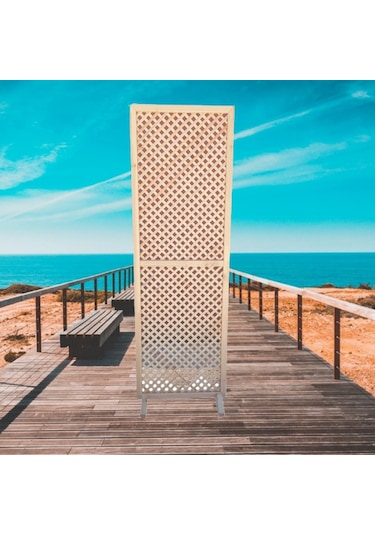 ahşap paravan seperatör 65*200