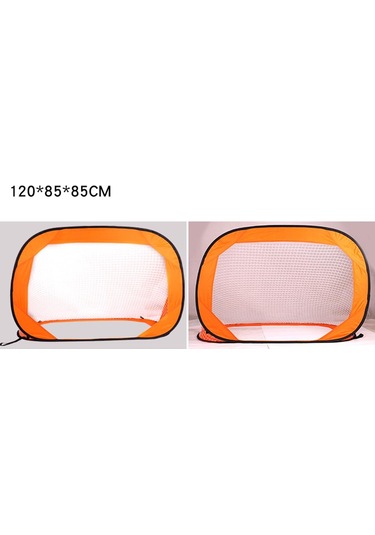 Homyl Çocuklar Taşınabilir Futbol Gol Mini Kapısı Açık Turuncu