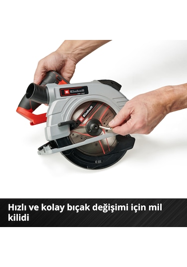 Einhell TE-CS 18/190 Li BL - Solo, Kömürsüz Akülü Daire Testere  (Akü ve şarj cihazı dahil değildir) - 4331210