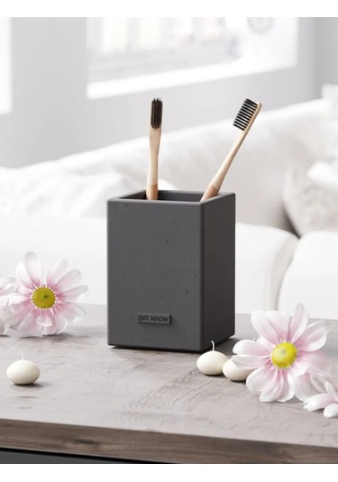 Getknow Home Banyo İçin Diş Fırçası Bardağı 269935372 Siyah