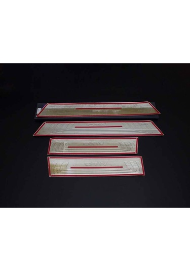 Mercedes Vito-W447 Siyah Krom Kapı Eşiği 4 Parça Yazılı 2014 ve S