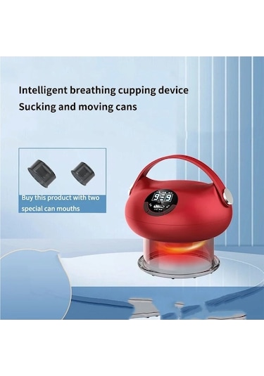 Wondernest Vakum Tedavisi Masaj Kazıma Jialan Isıtma Elektrikli Çukurluğu Mm Siyah - Kırmızı