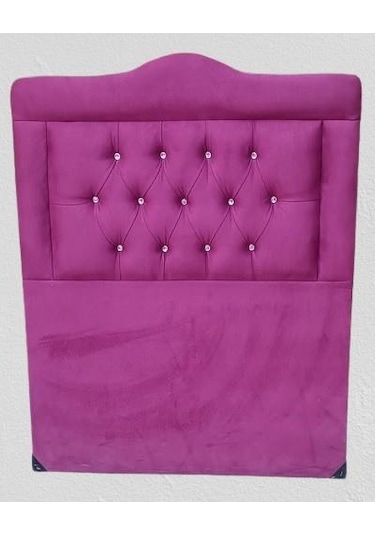 Başlık Dk Tek Kişilik 100'lık Model Tay Tüyü Fuşya Kumaş Dolgun Kapitoneli Elyapım