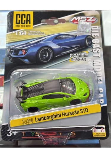 Cca Premium Series Lamborghini Huracan Sto Yeşil 1/64 Model Araba
