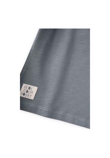Cigit Müslin Şalvarlı T-shirt Takım 2-10 Yaş Gri