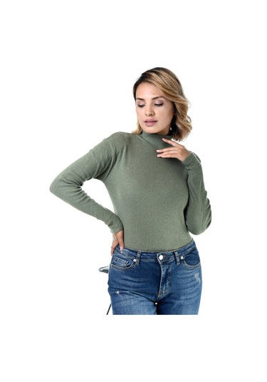 Belifanti Collection Kadın Yarım Balıkçı Yaka Kazak