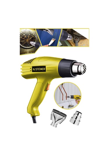 Steiner 3000 Watt 2 Kademeli Profesyonel Sıcak Hava Isı Tabancası N11.414
