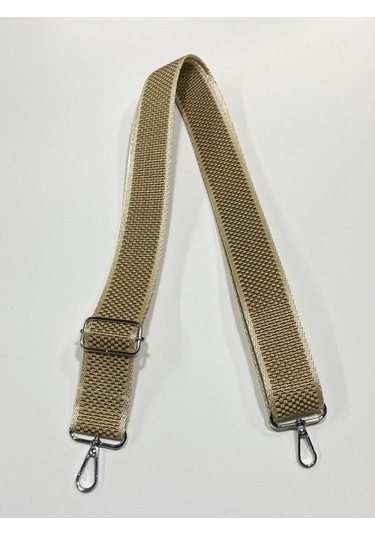 Postacı Çanta Sapı / Palaska Çanta Sapı / Sert Kolon Çanta Sapı / 4 Cm Bej Bej