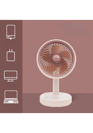 Glr Tech Ys-2280 Ev-ofis-okul Stand Tipi Mini Fan - Mor