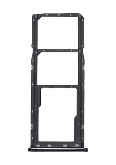 Telefon Kulübesi Samsung M02s M025f Uyumlu Sim Tepsisi Siyah Siyah