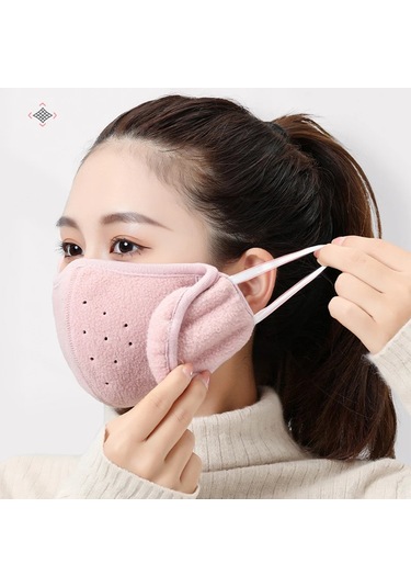 Ranyeek Kışa Özel Unisex Polar Kulaklık Ve Yüz Maskesi - Sıcak, Rüzgar Geçirmez, Rahat Gri