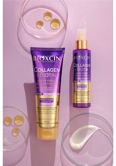 Bioxcin Collagen & Biotin Ekstra Hacim Saç Kremi 250 ml - Kolajen Biotin Ince Seyrek Saçlar